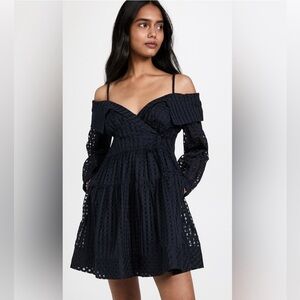 Jonathan Simkhai Bahari cold-shoulder mini dress
